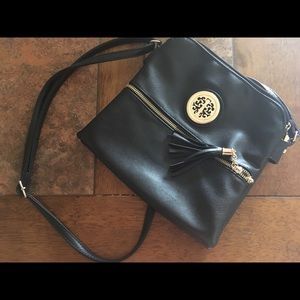 Black cross body bag